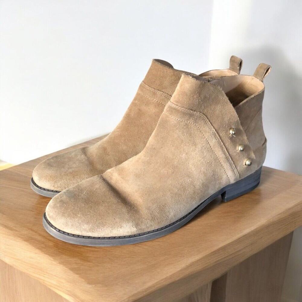 Franco‎ Sarto Tan suede booties Women’s Size 9.5 Boots